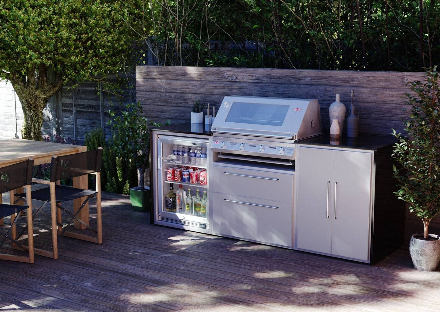 Profresco Beefeater Signature 4 Trio Outdoor Kitchen (Package 1)